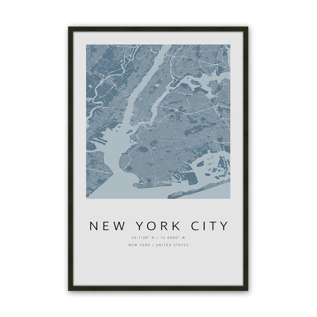 Chicago, Los Angeles & New York City Grids Set of 3 Art Prints