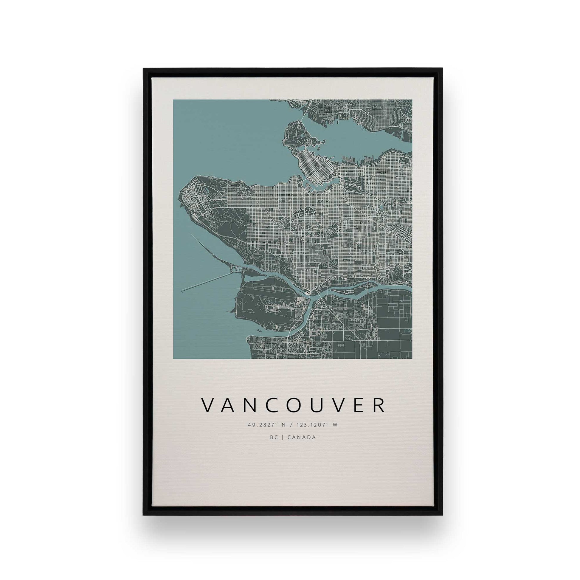[Color:Satin Black], Picture of art in a Satin Black frame