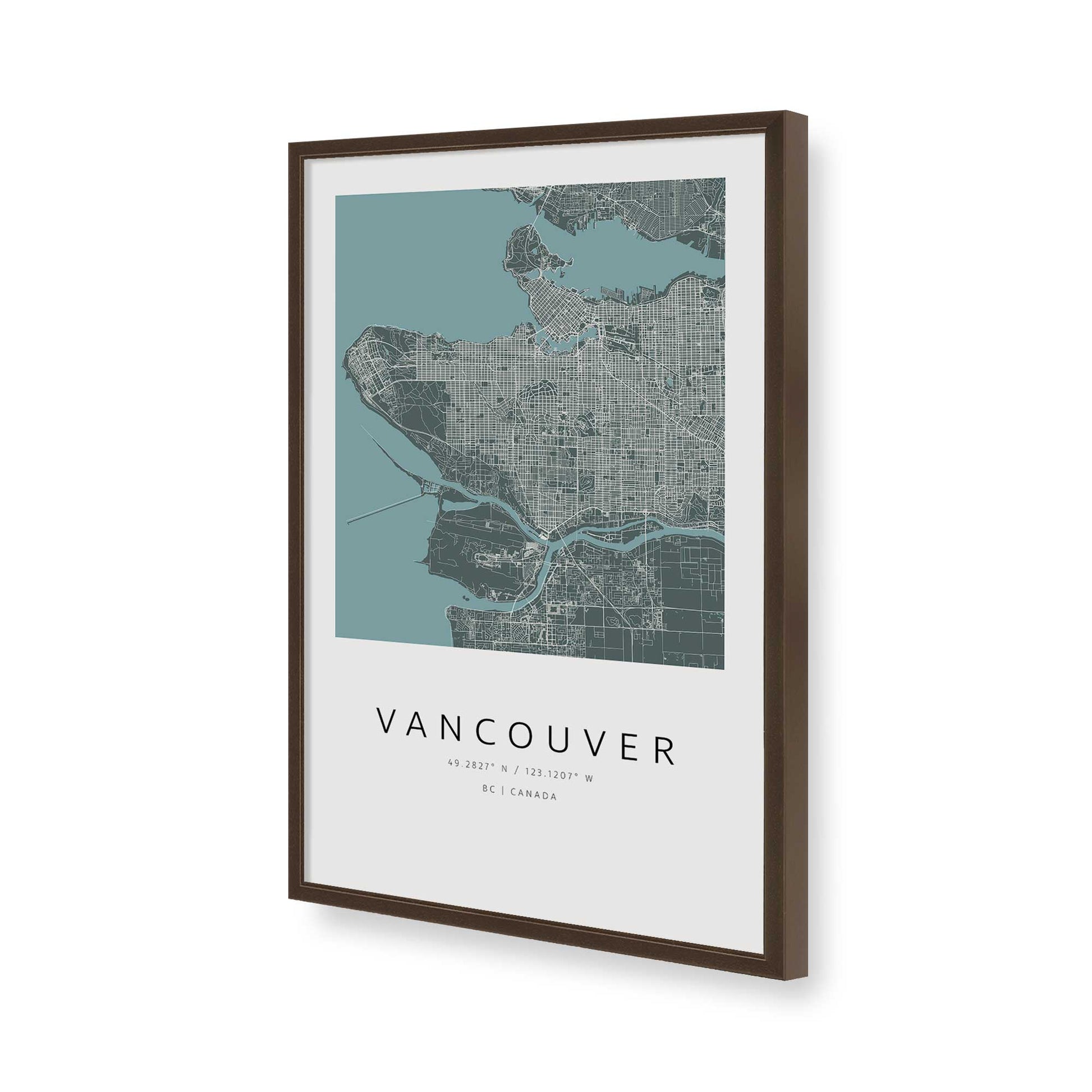 [Color:Belvinder Brown], Picture of art in a Belvinder Brown frame of the corner