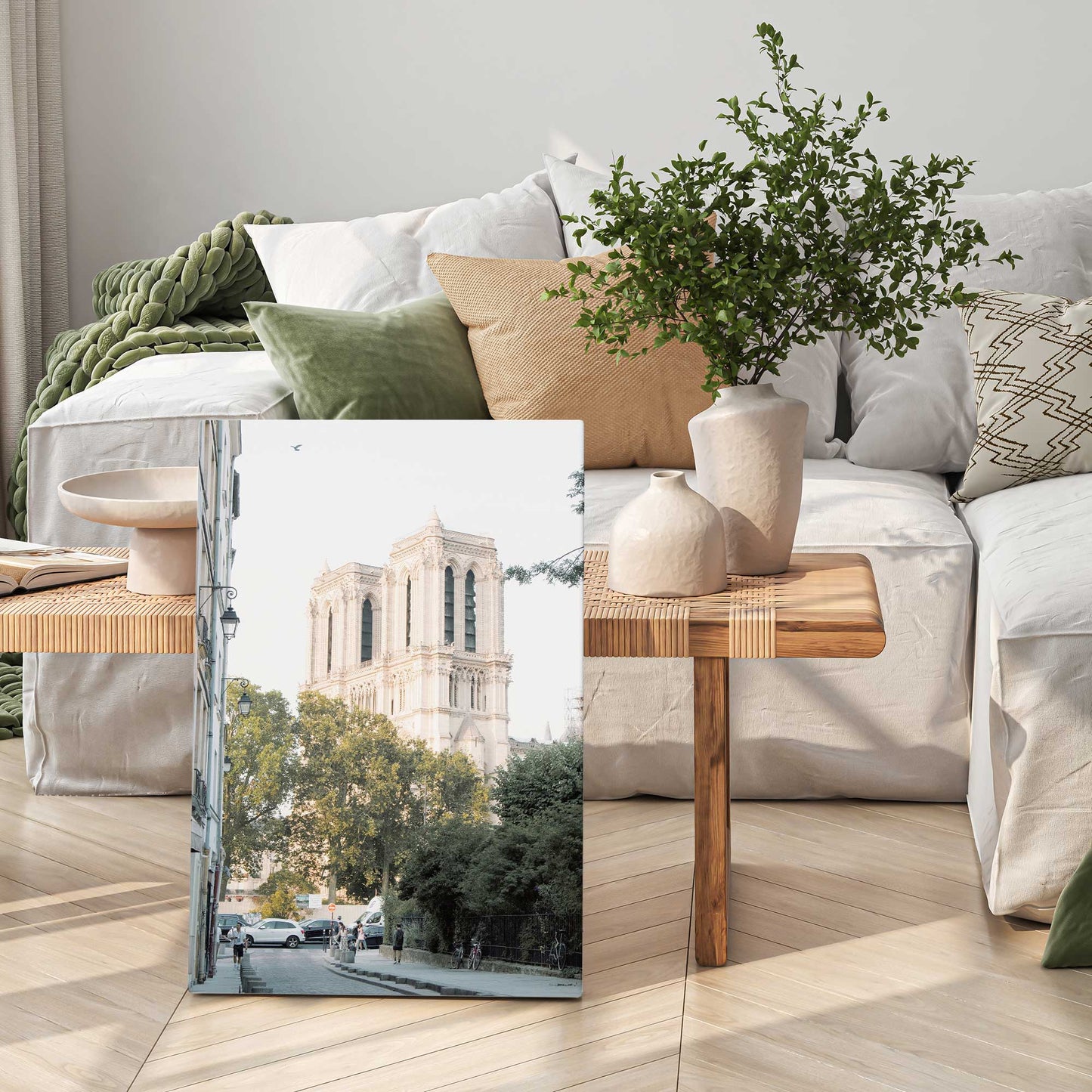 Notre Dame Morning Canvas Print