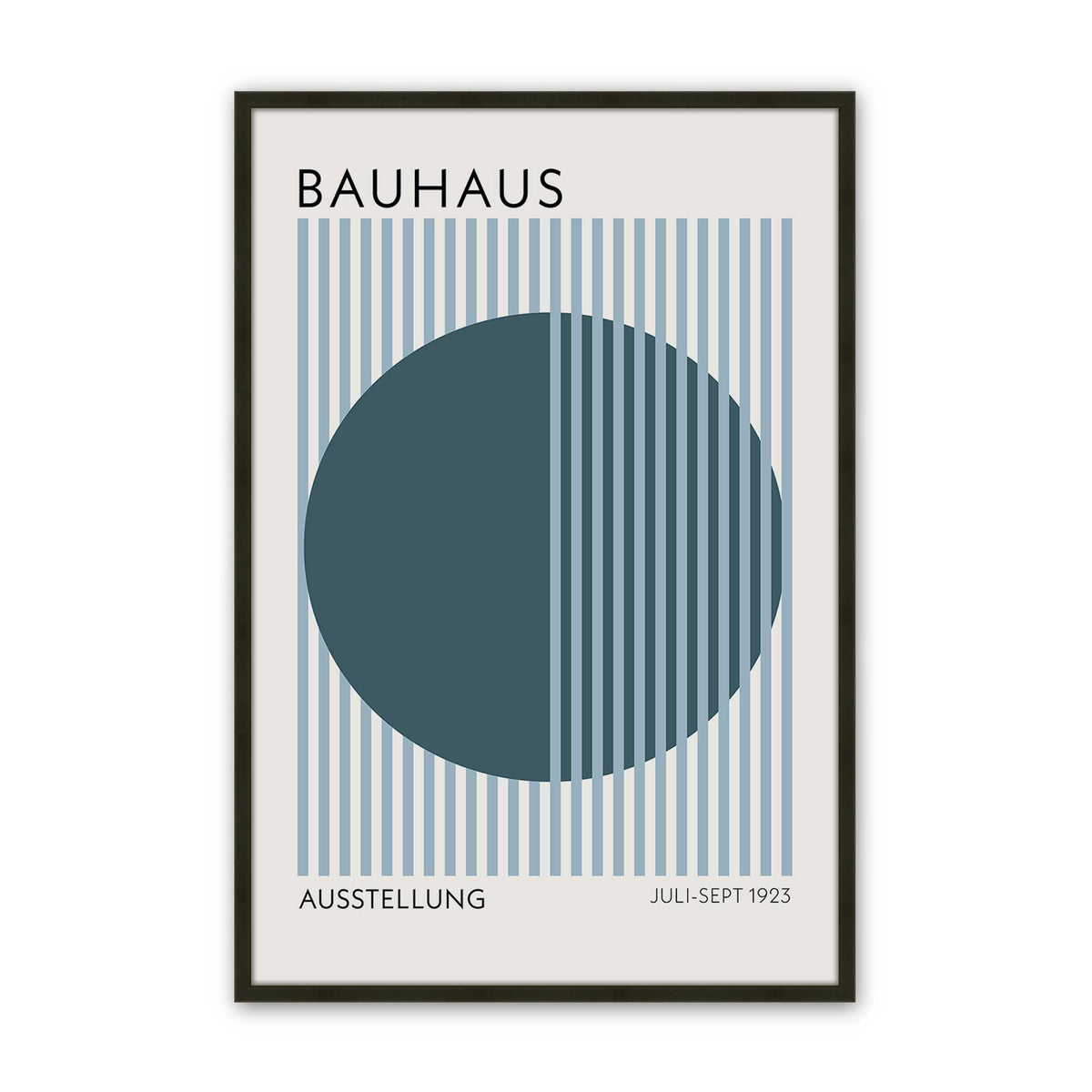 [Color:Satin Black], Picture of art in a Satin Black frame