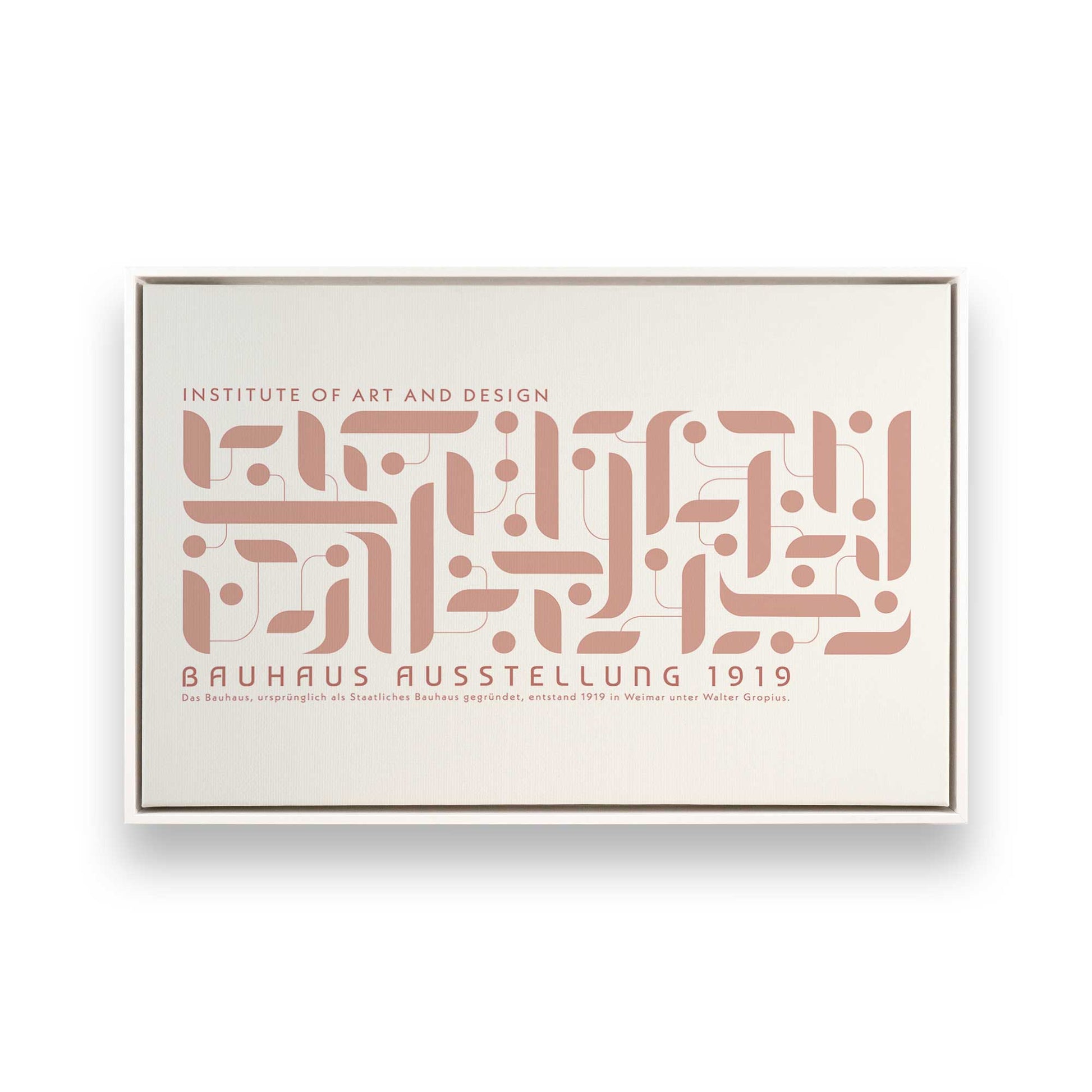 [Color:Opaque White], Picture of art in a White frame