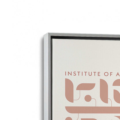 [Color:Polished Chrome], Picture of art in a Polished Chrome frame at an angle