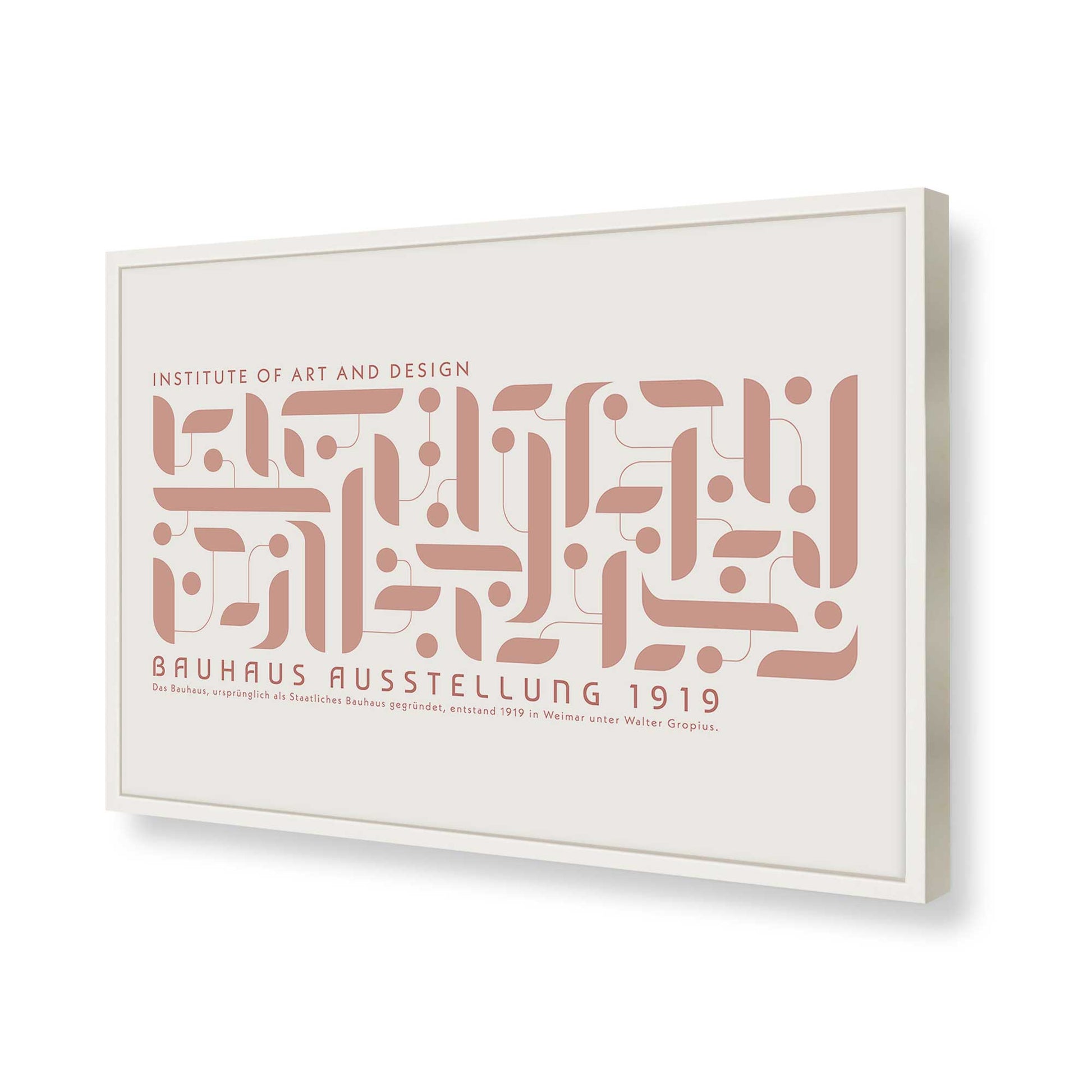 [Color:Opaque White], Picture of art in a Opaque White frame of the corner