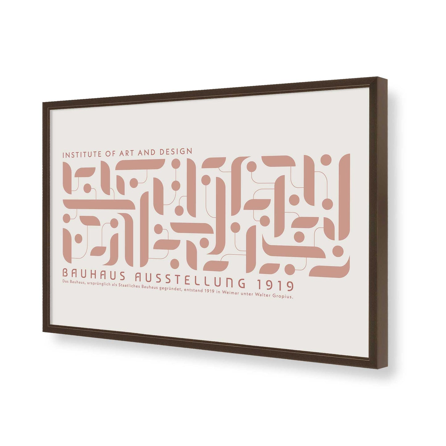 [Color:Belvinder Brown], Picture of art in a Belvinder Brown frame of the corner