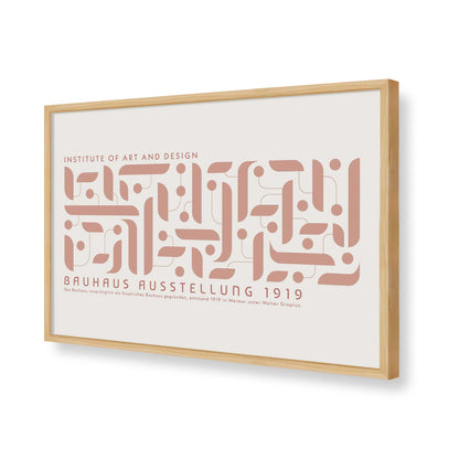 [Color:American Maple], Picture of art in a American Maple frame of the corner