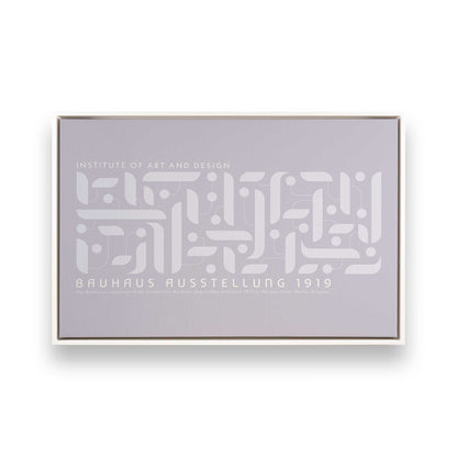 [Color:Opaque White], Picture of art in a White frame