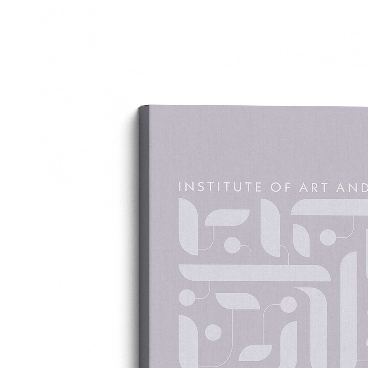 [Color:Stretched Canvas], Picture of the corner of the art