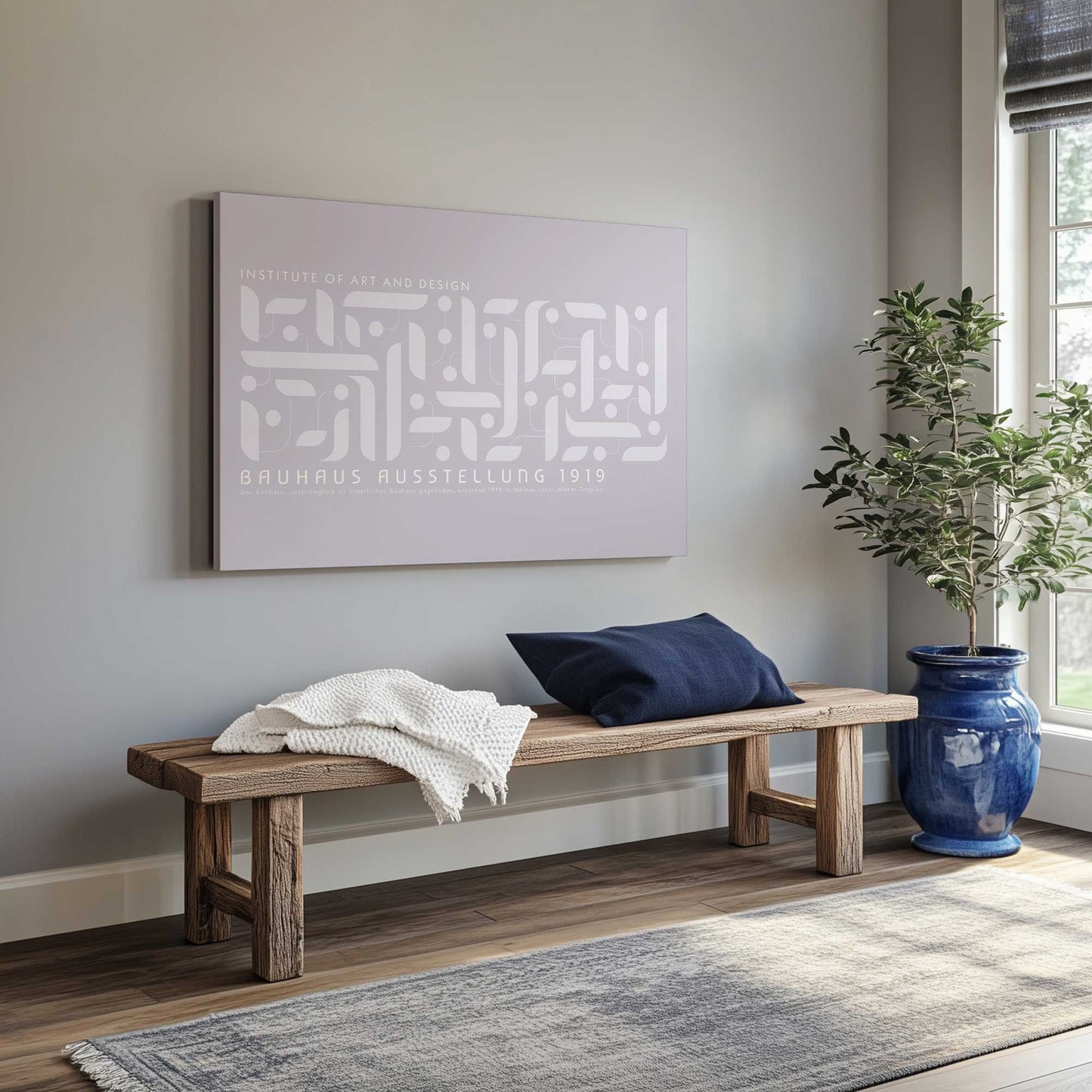 Picture of art in a room