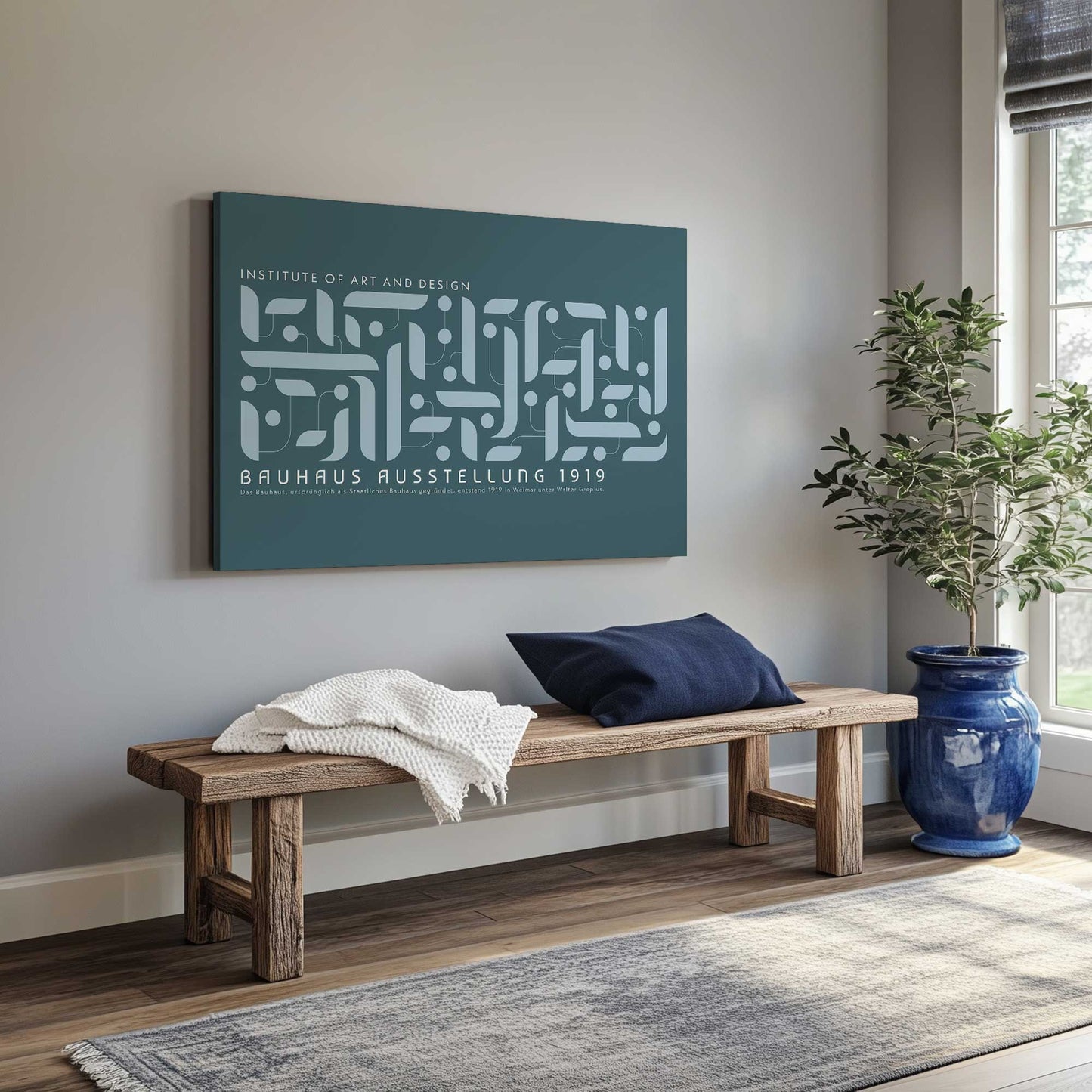 Picture of art in a room