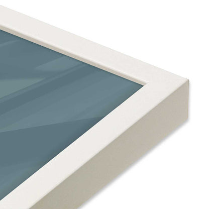 [Color:Opaque White], Picture of art in a Opaque White frame at an angle