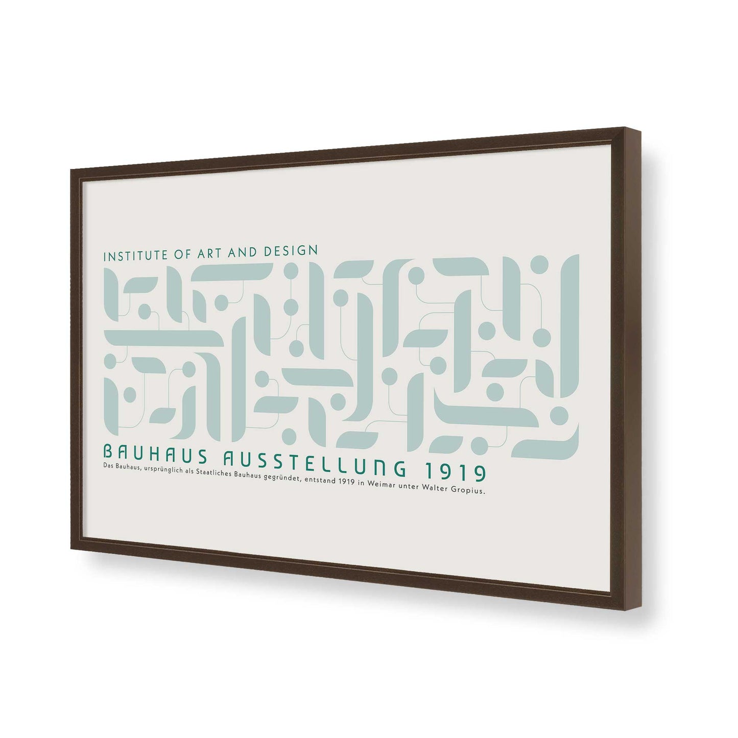 [Color:Belvinder Brown], Picture of art in a Belvinder Brown frame of the corner