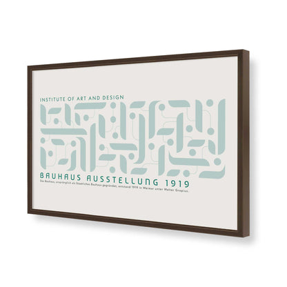 [Color:Brown], Picture of art in a Brown frame of the corner