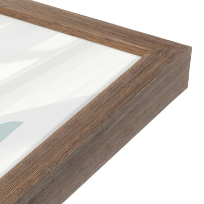 [Color:Walnut], Picture of art in a Walnut frame at an angle