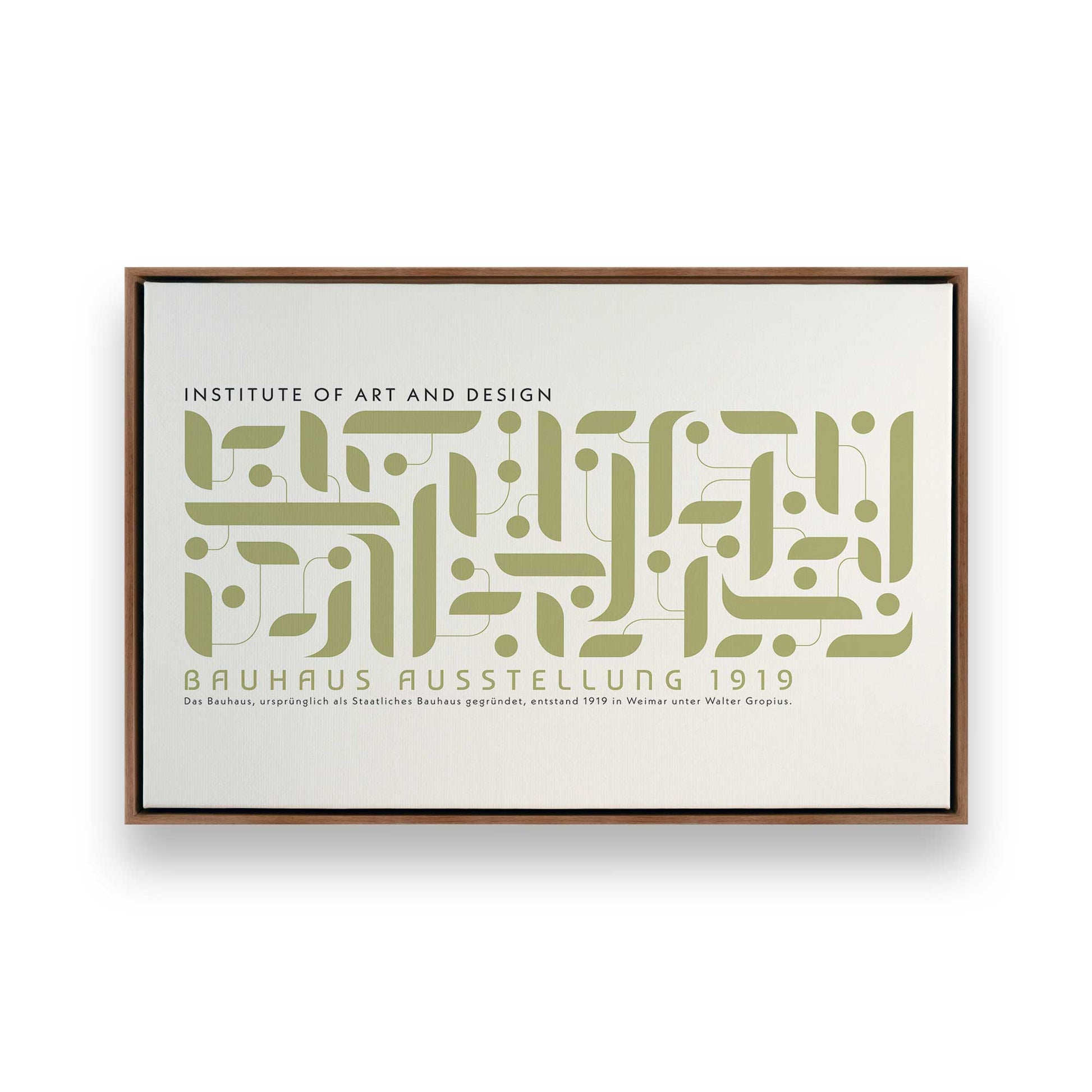 [Color:Walnut], Picture of art in a Walnut frame