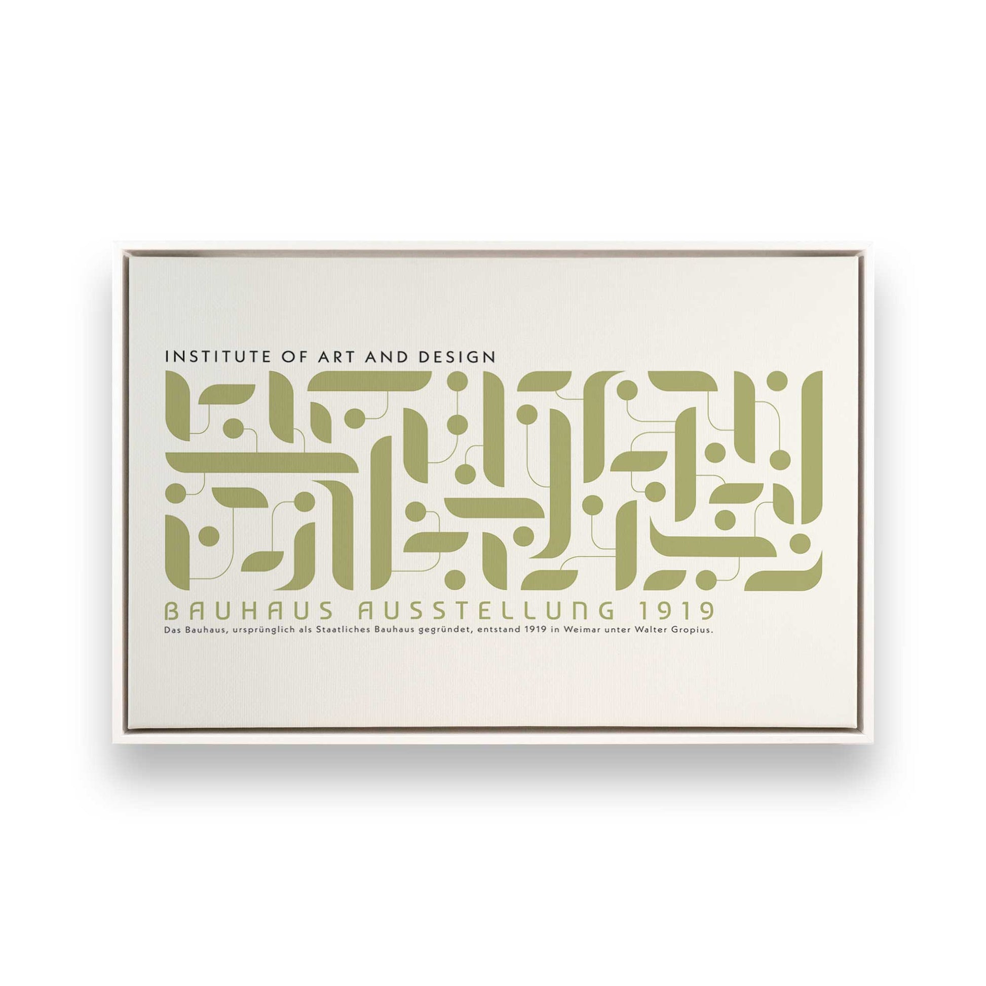 [Color:Opaque White], Picture of art in a White frame
