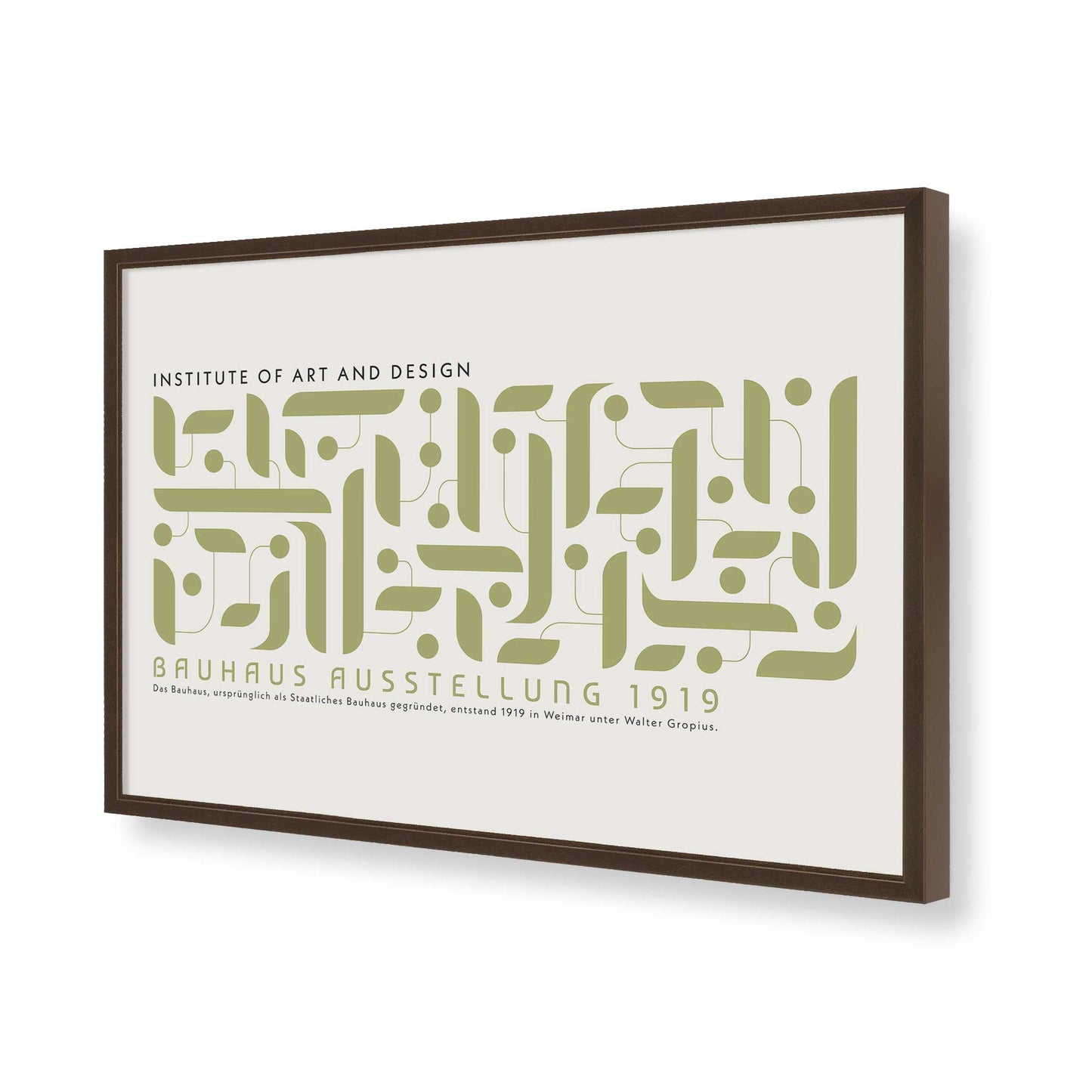 [Color:Belvinder Brown], Picture of art in a Belvinder Brown frame of the corner