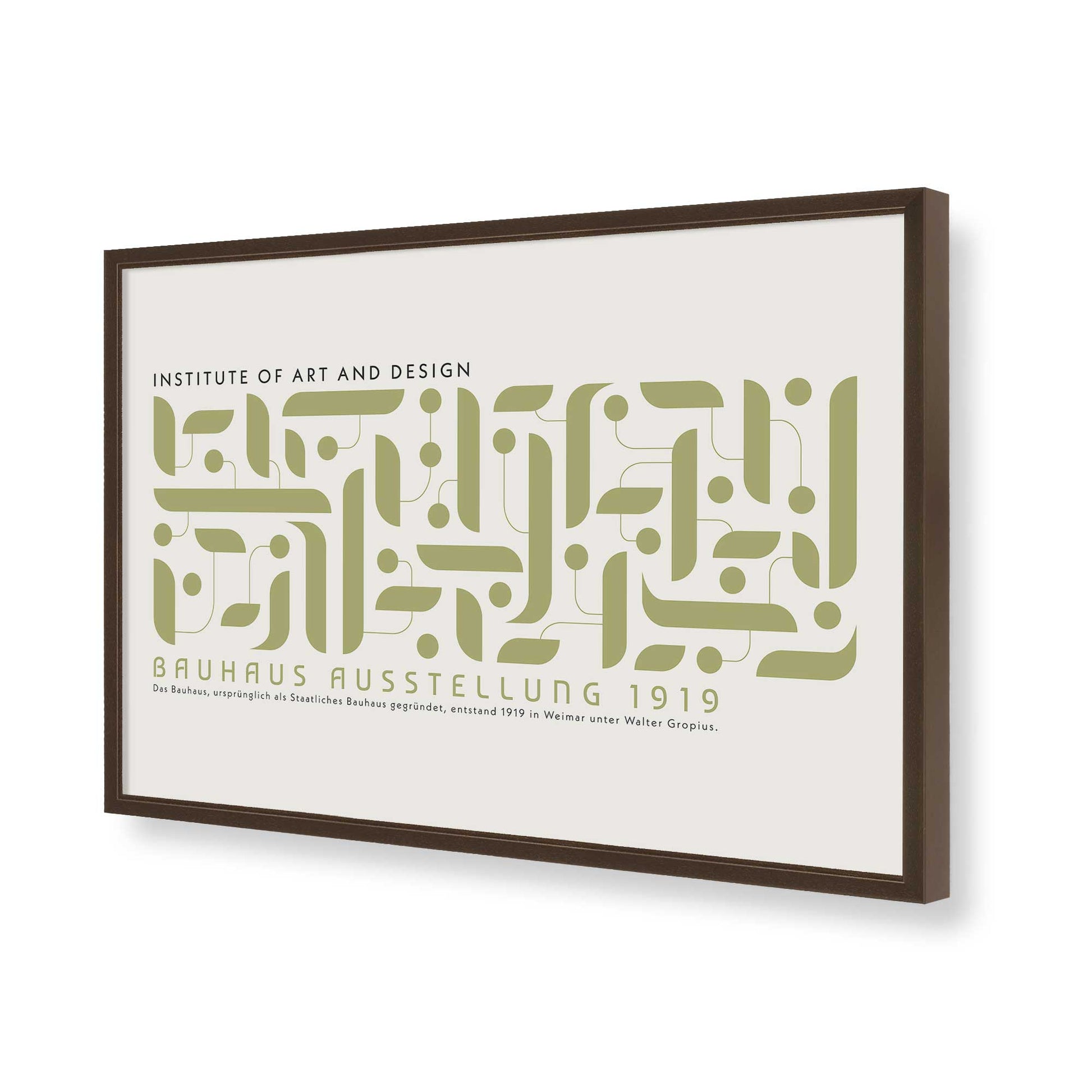 [Color:Belvinder Brown], Picture of art in a Belvinder Brown frame of the corner