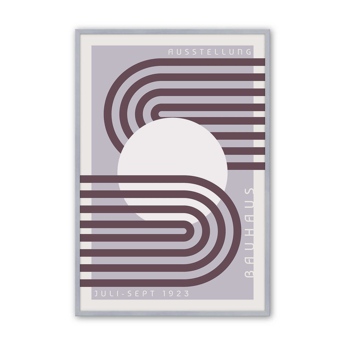 Lilac Bauhaus Trio Set of 3 At Prints