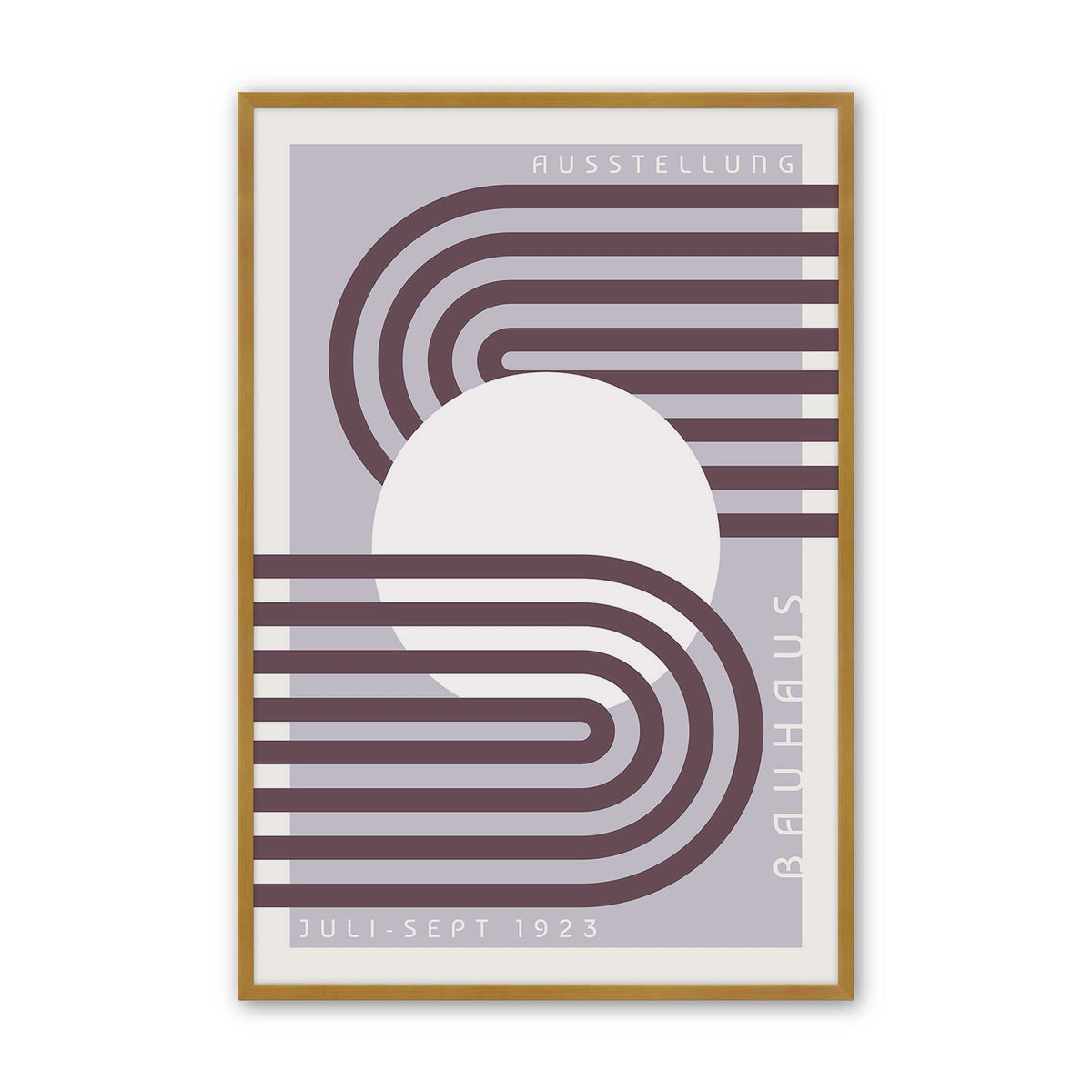 Lilac Bauhaus Trio Set of 3 At Prints