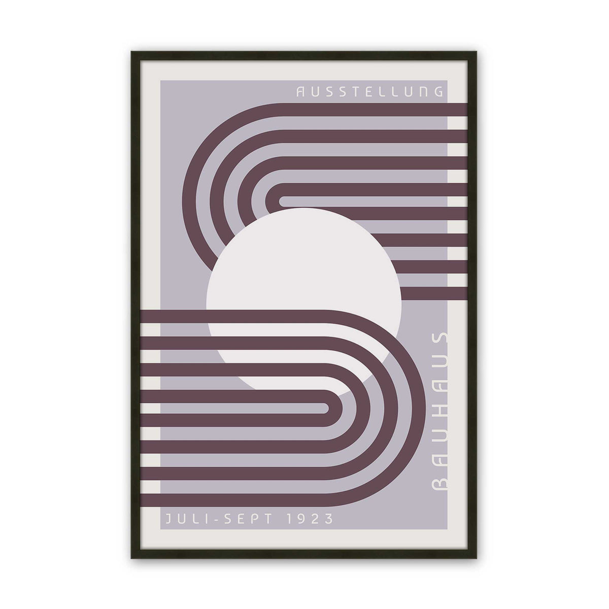 Lilac Bauhaus Trio Set of 3 At Prints