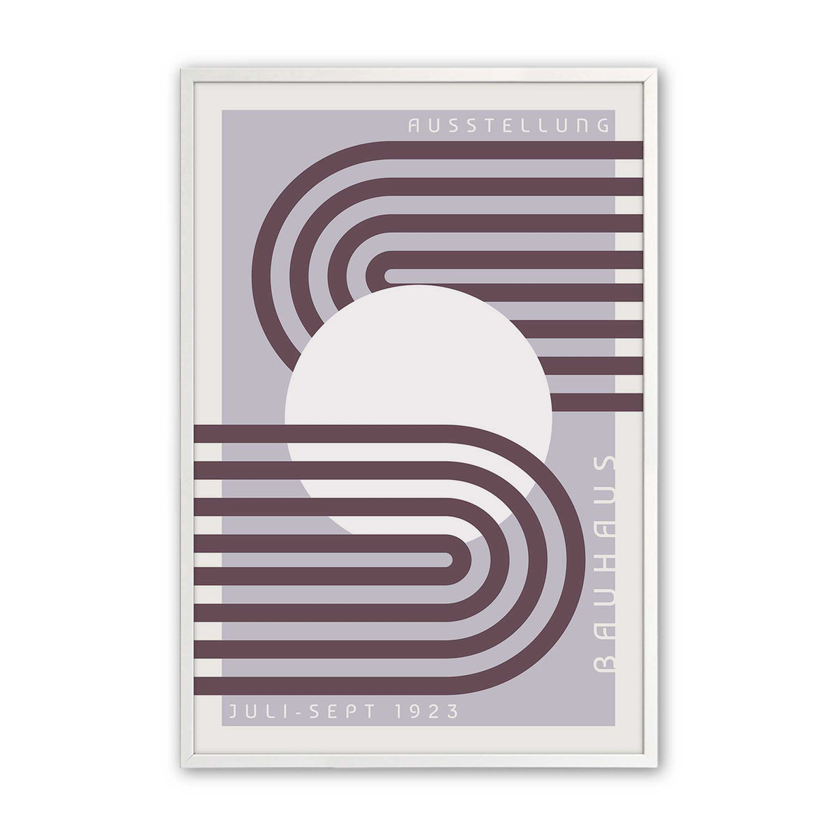 Lilac Bauhaus Trio Set of 3 At Prints