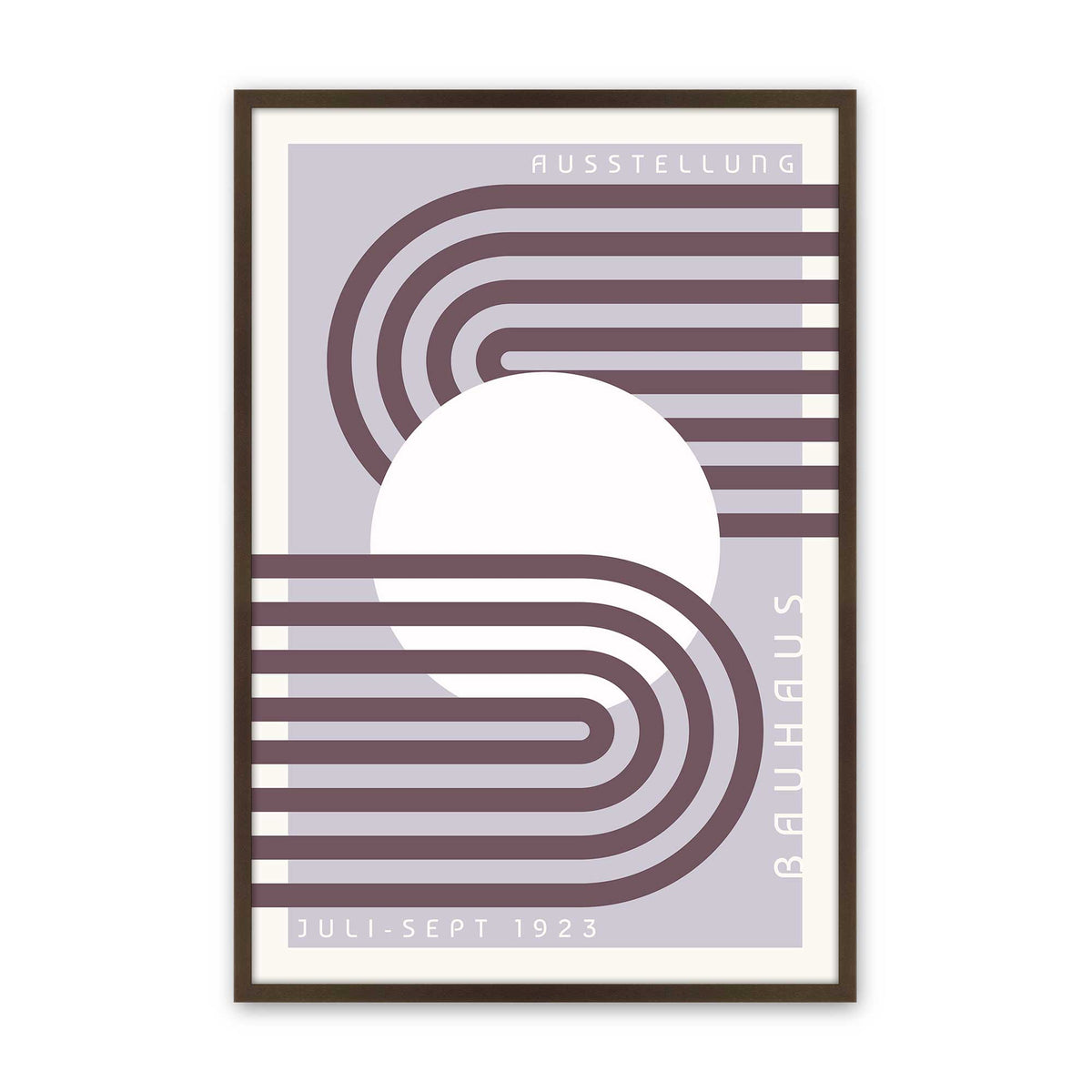 Lilac Bauhaus Trio Set of 3 At Prints