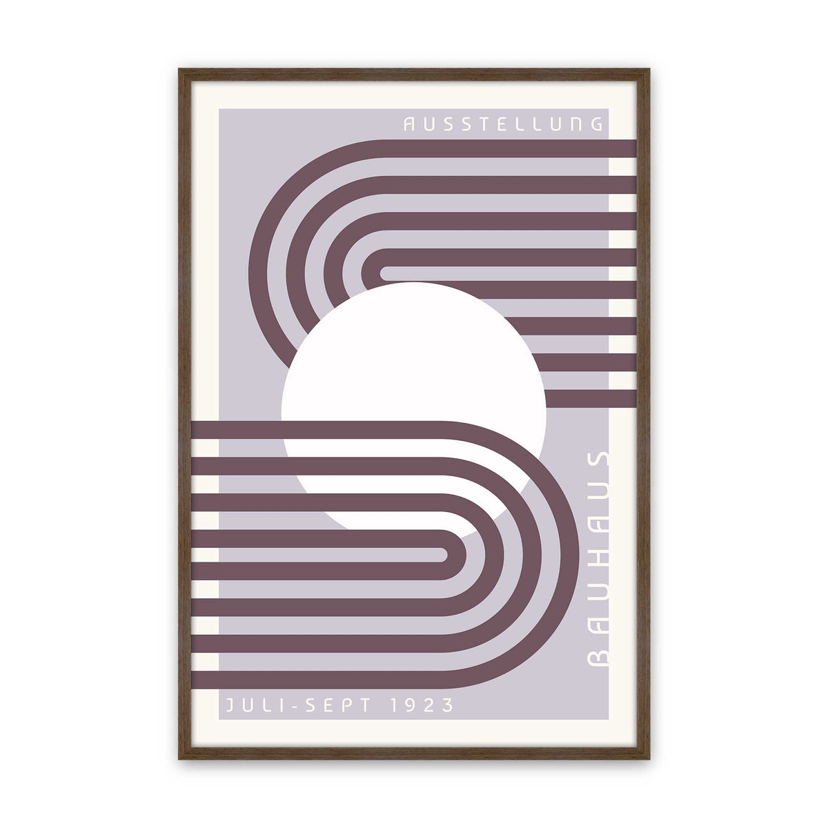 Lilac Bauhaus Trio Set of 3 At Prints