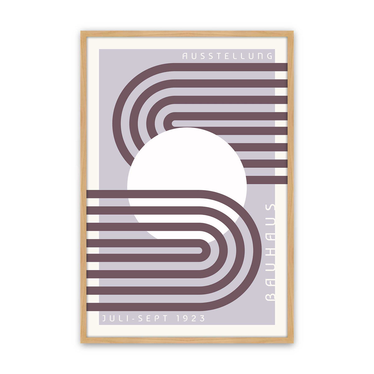 Lilac Bauhaus Trio Set of 3 At Prints