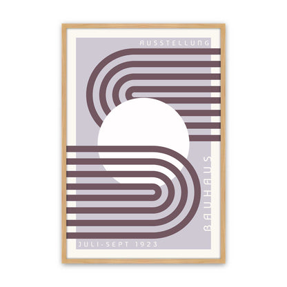 Lilac Bauhaus Trio Set of 3 At Prints