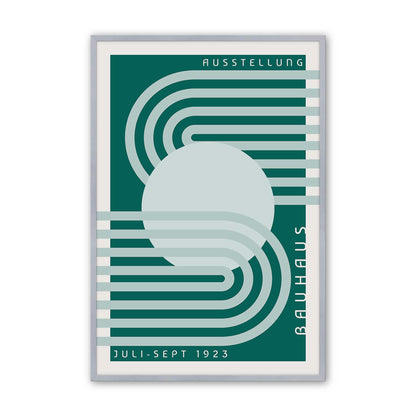 Green Bauhaus Trio Set of 3 At Prints