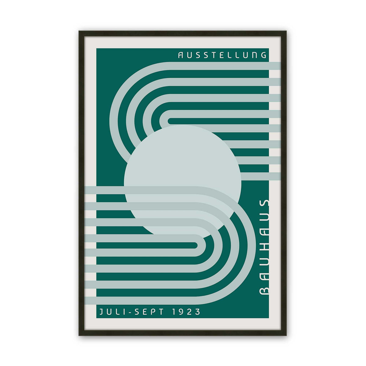 Green Bauhaus Trio Set of 3 At Prints