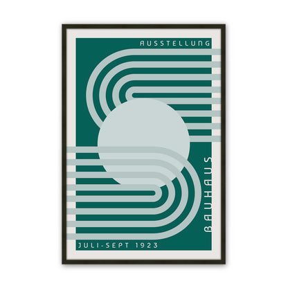 Green Bauhaus Trio Set of 3 At Prints