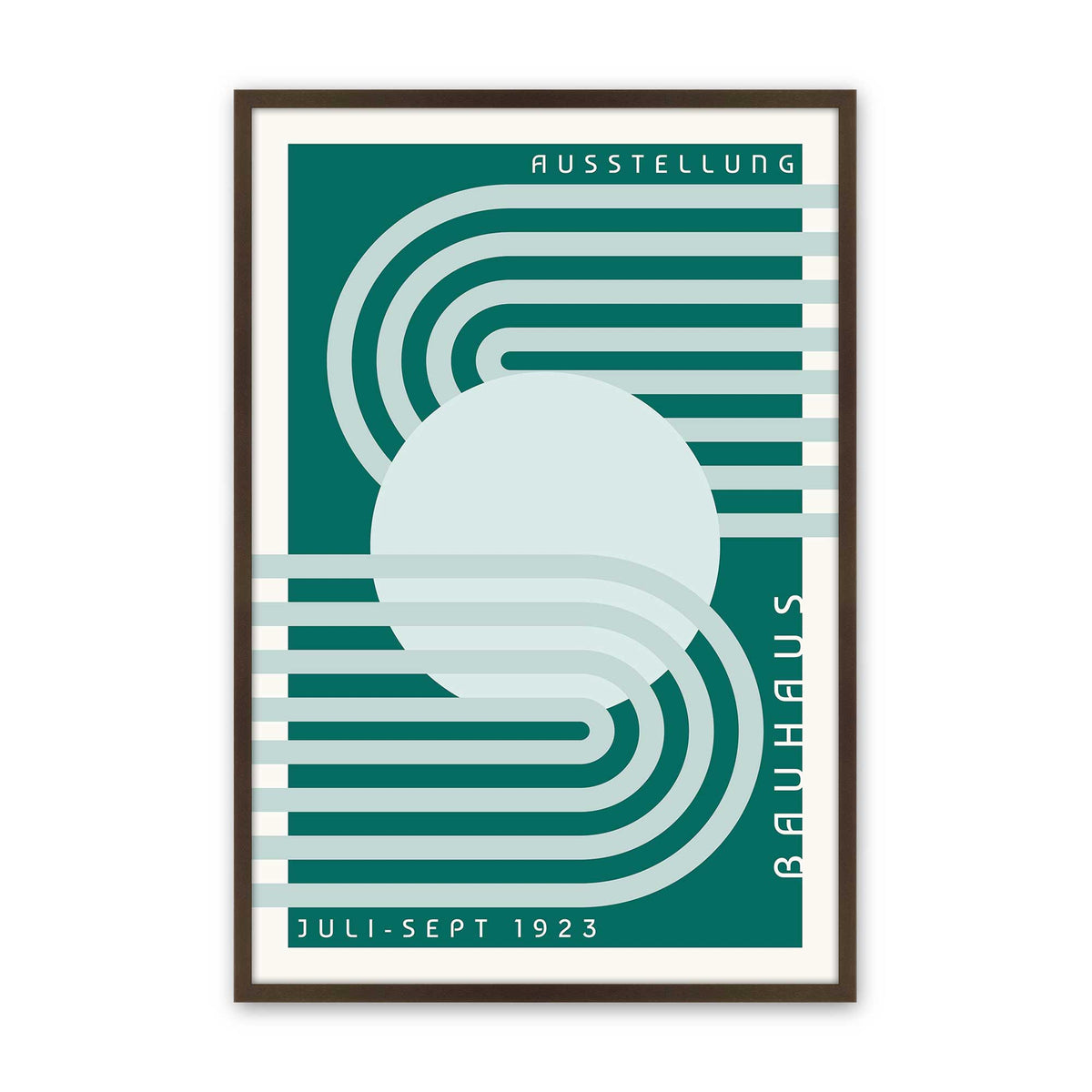 Green Bauhaus Trio Set of 3 At Prints
