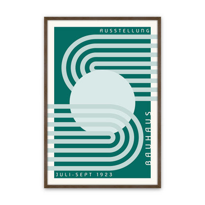 Green Bauhaus Trio Set of 3 At Prints