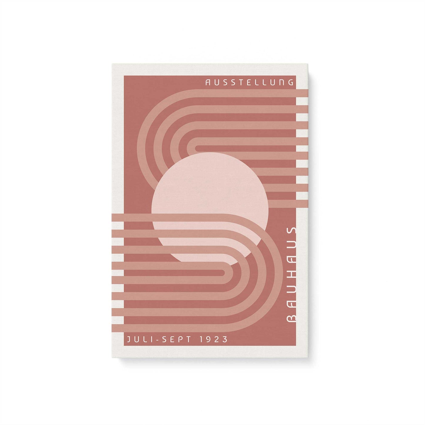 Retro Bauhaus Trio, Set of 3 Canvas Prints