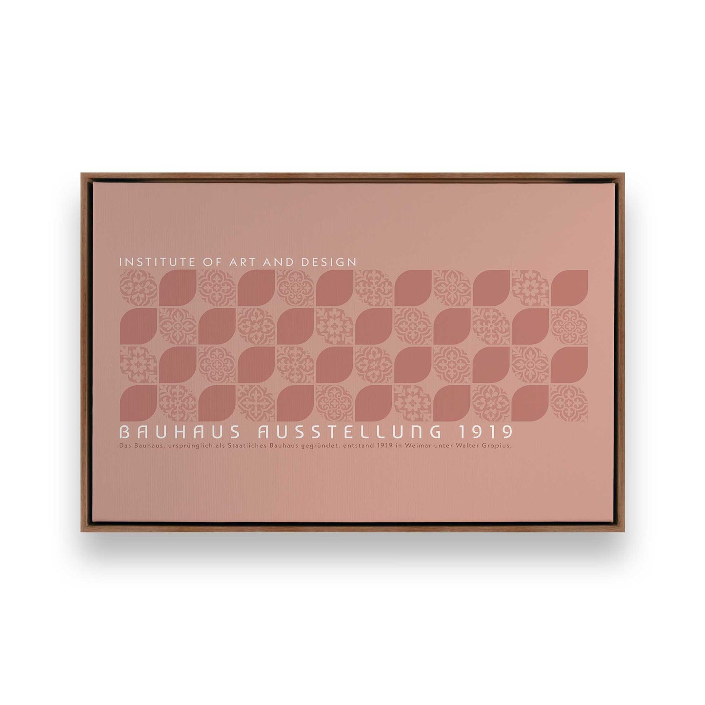 [Color:Walnut], Picture of art in a Walnut frame