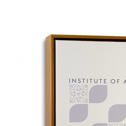 [Color:Polished Gold], Picture of art in a Polished Gold frame at an angle