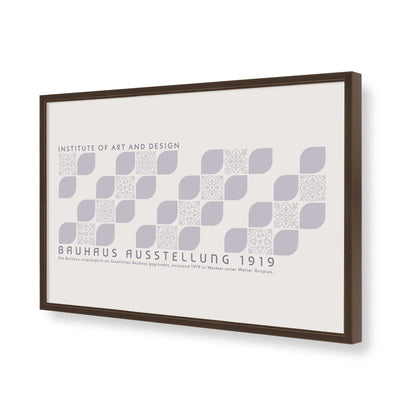 [Color:Brown], Picture of art in a Brown frame of the corner