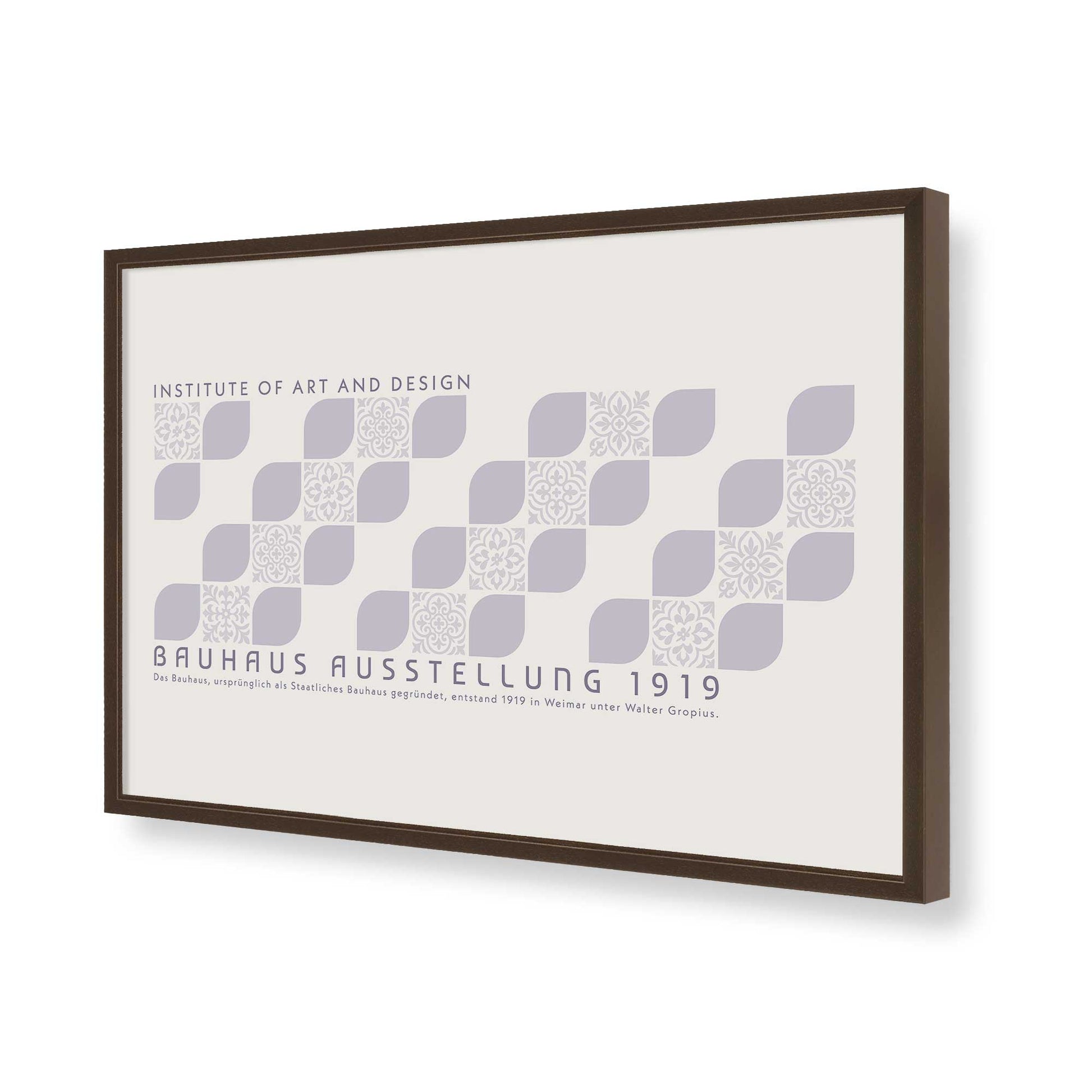 [Color:Belvinder Brown], Picture of art in a Belvinder Brown frame of the corner
