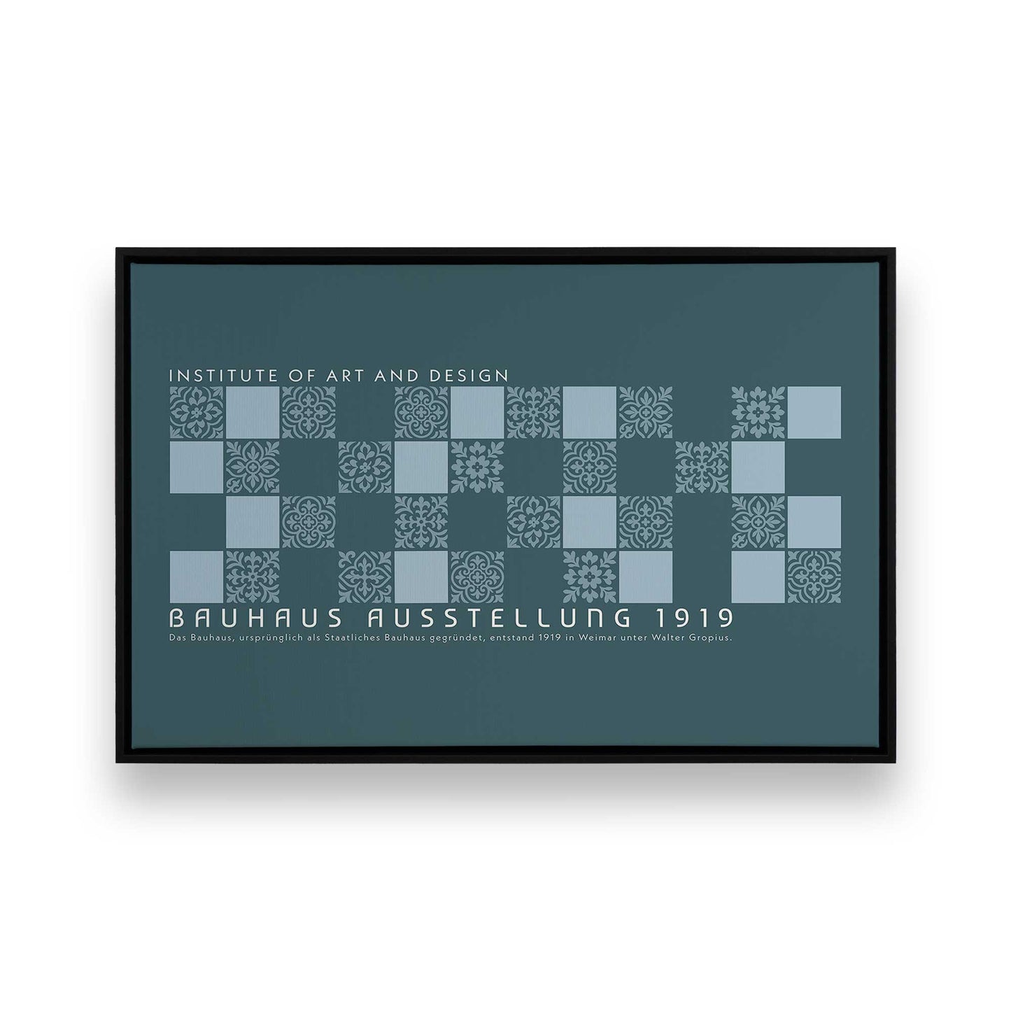 [Color:Satin Black], Picture of art in a Satin Black frame