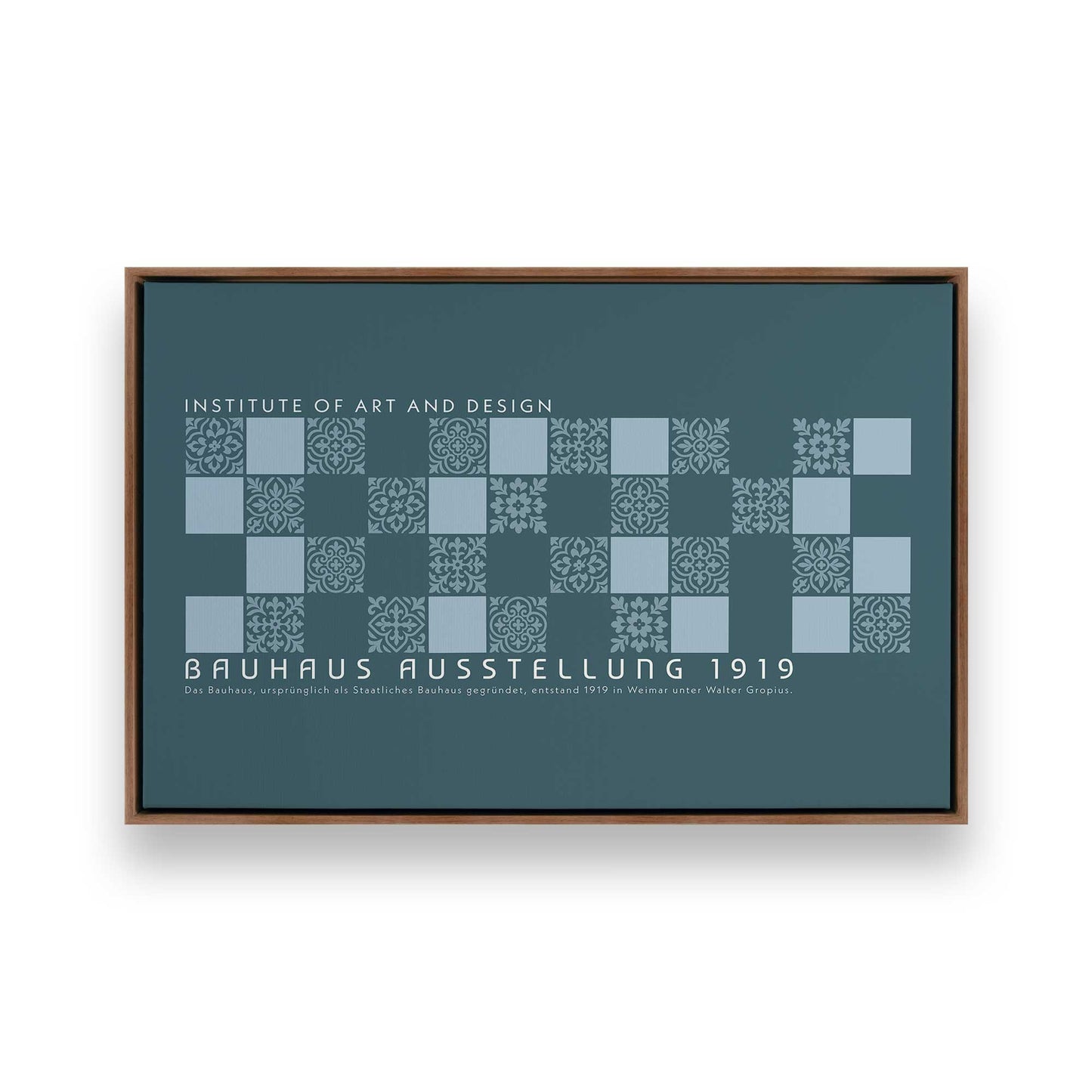 [Color:Walnut], Picture of art in a Walnut frame