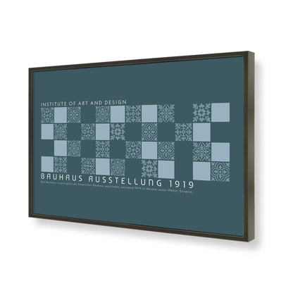 [Color:Satin Black], Picture of art in a Satin Black frame of the corner