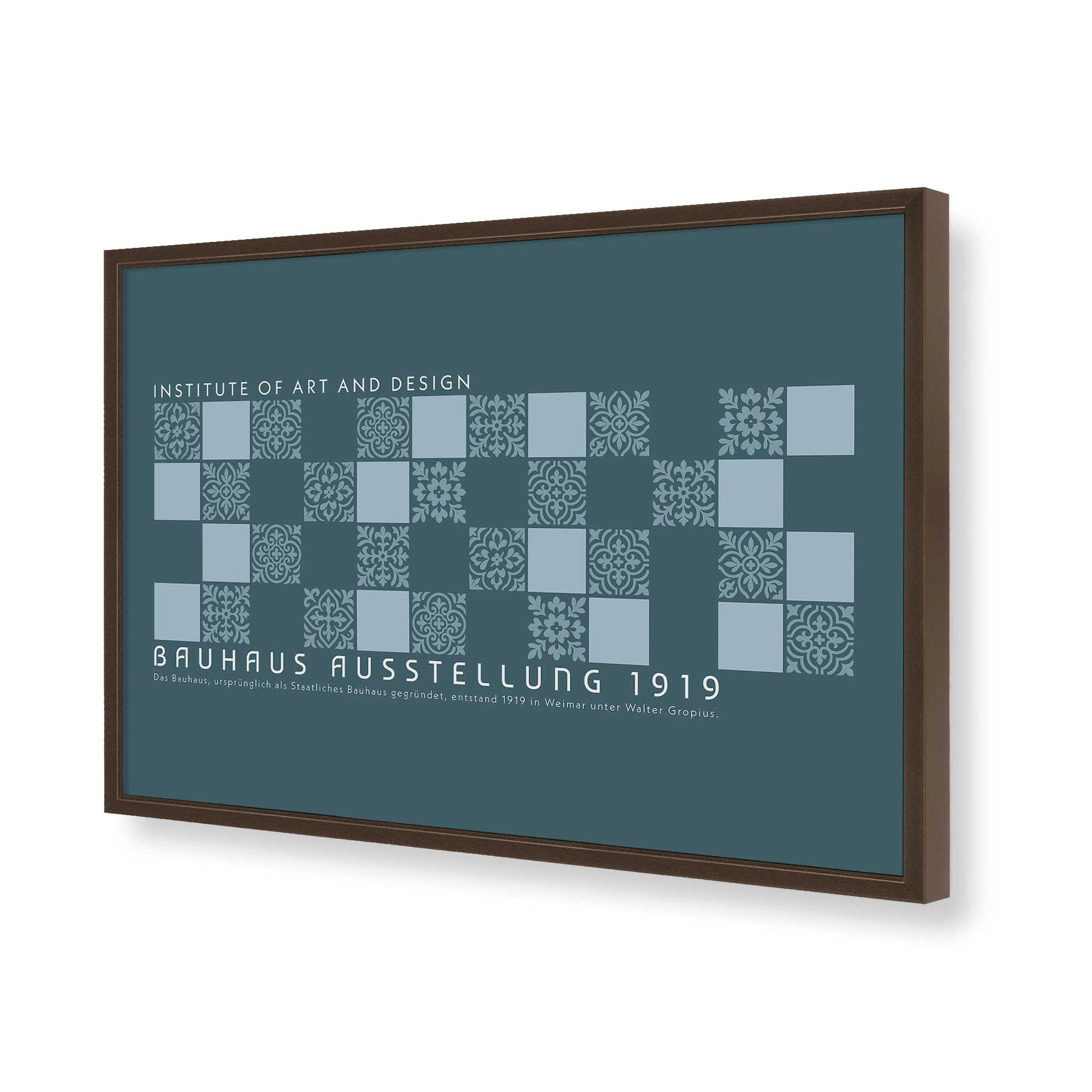 [Color:Belvinder Brown], Picture of art in a Belvinder Brown frame of the corner