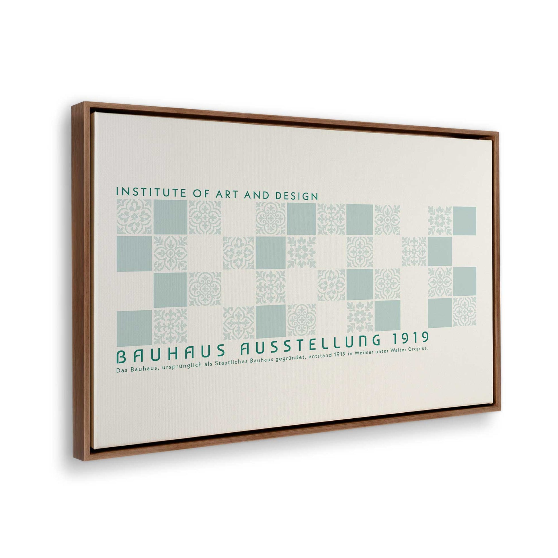 [Color:Walnut], Picture of the corner of the art
