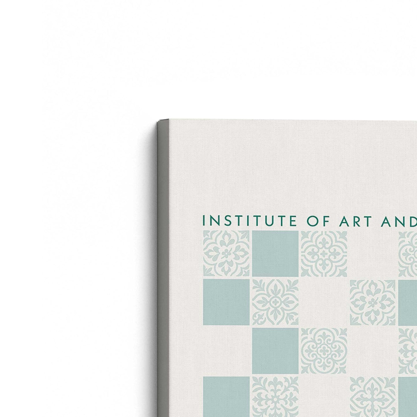 [Color:Stretched Canvas], Picture of the corner of the art