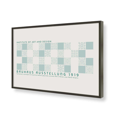 [Color:Satin Black], Picture of art in a Satin Black frame of the corner