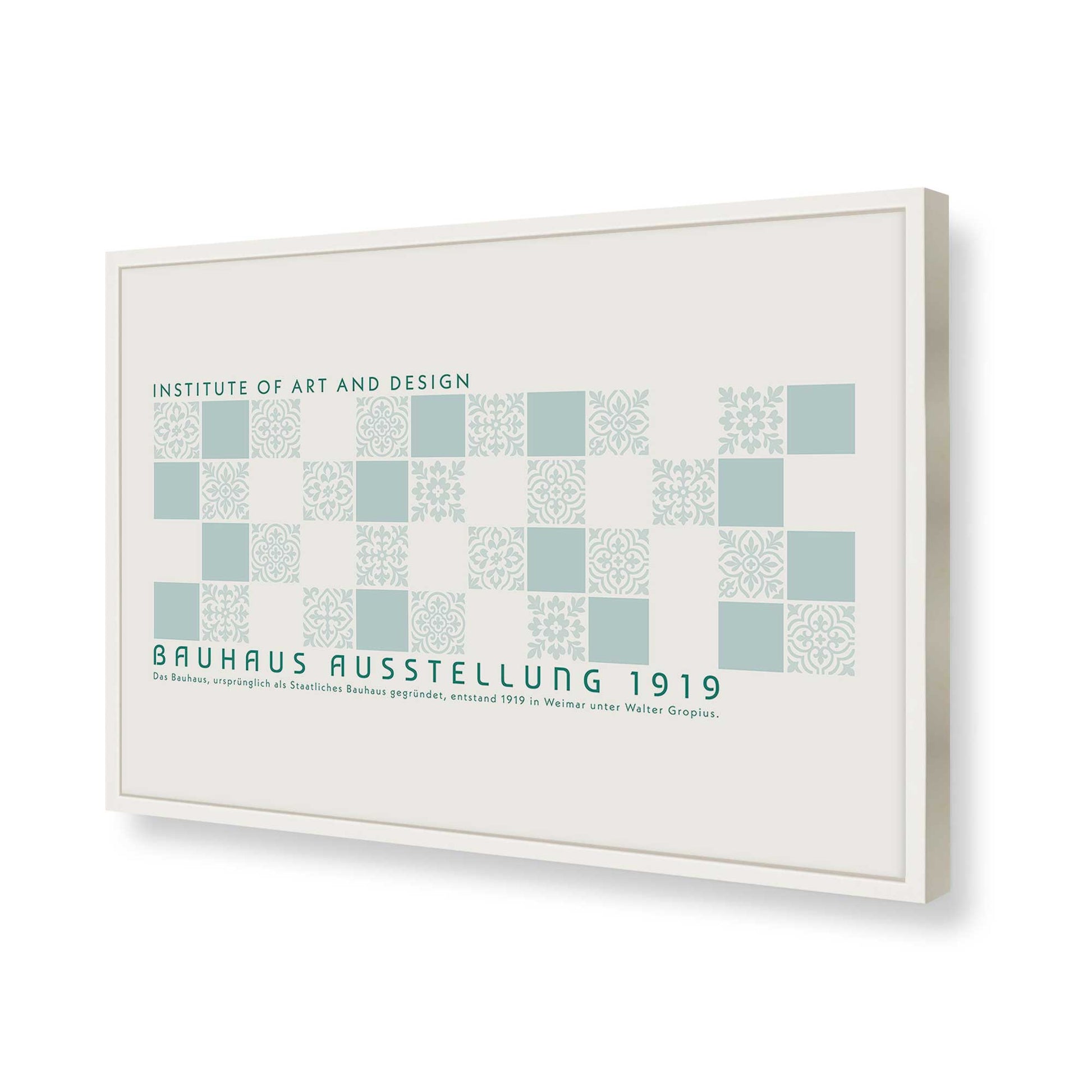 [Color:Opaque White], Picture of art in a Opaque White frame of the corner