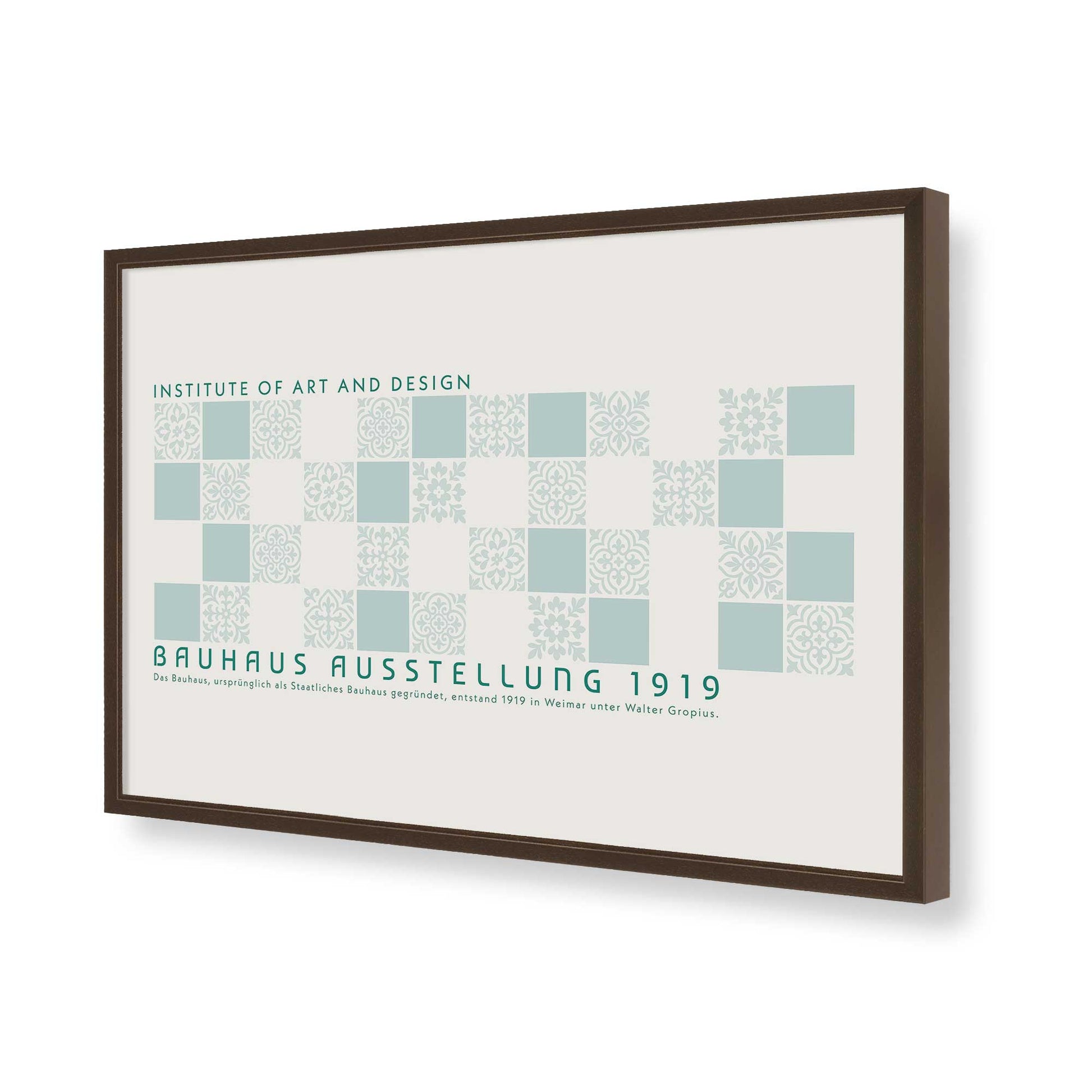 [Color:Belvinder Brown], Picture of art in a Belvinder Brown frame of the corner