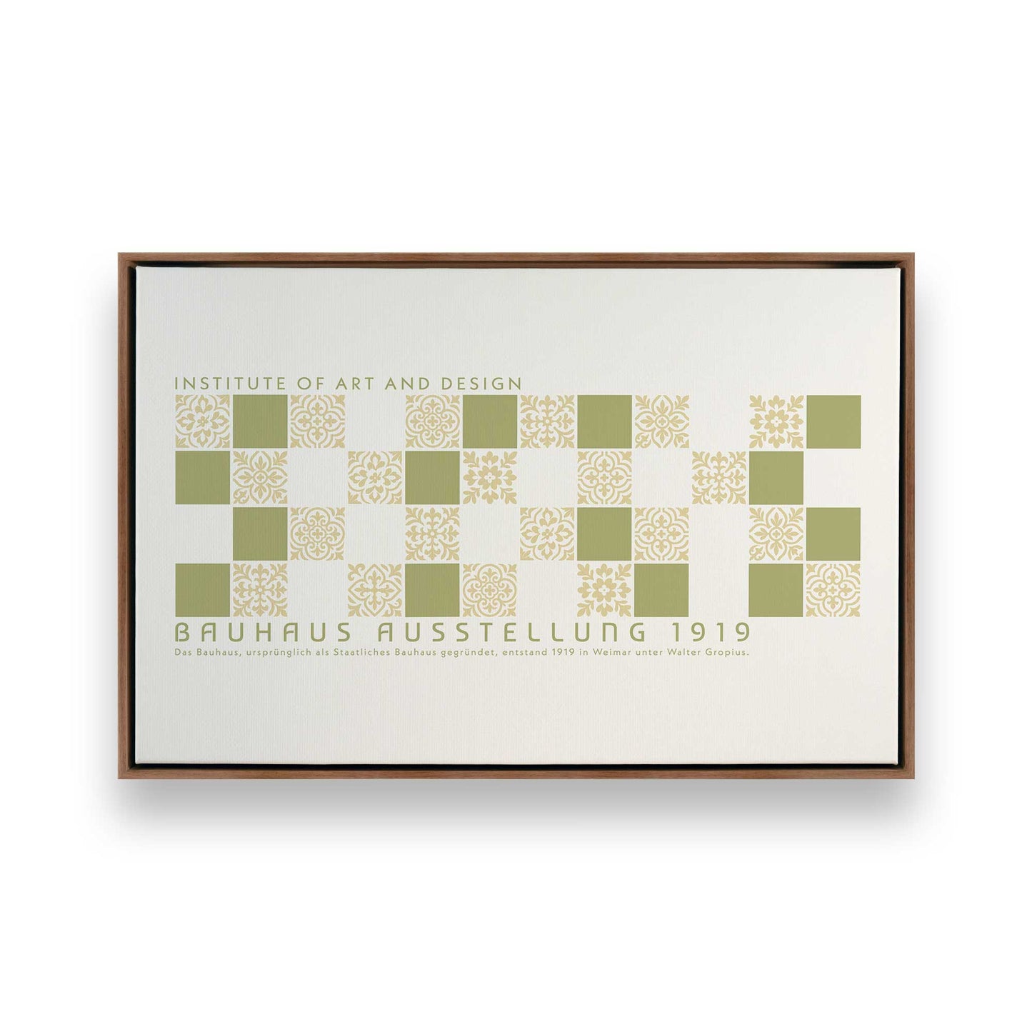 [Color:Walnut], Picture of art in a Walnut frame